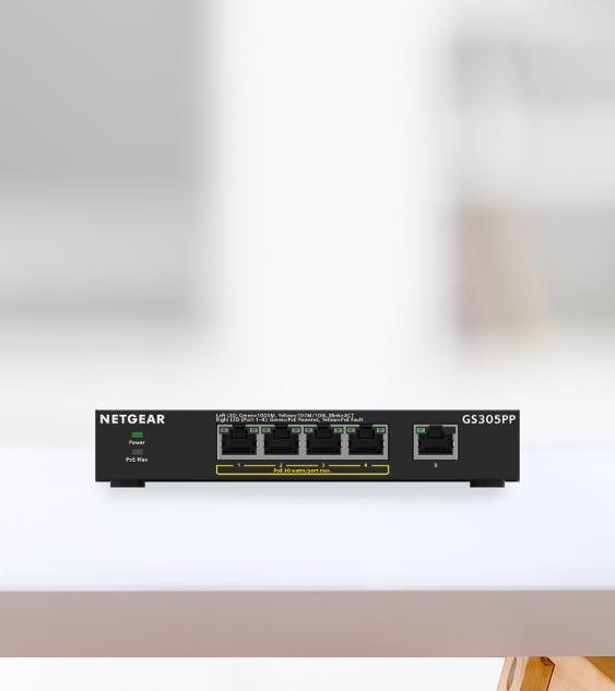 300 Series SOHO Unmanaged Switch - GS305PP | NETGEAR